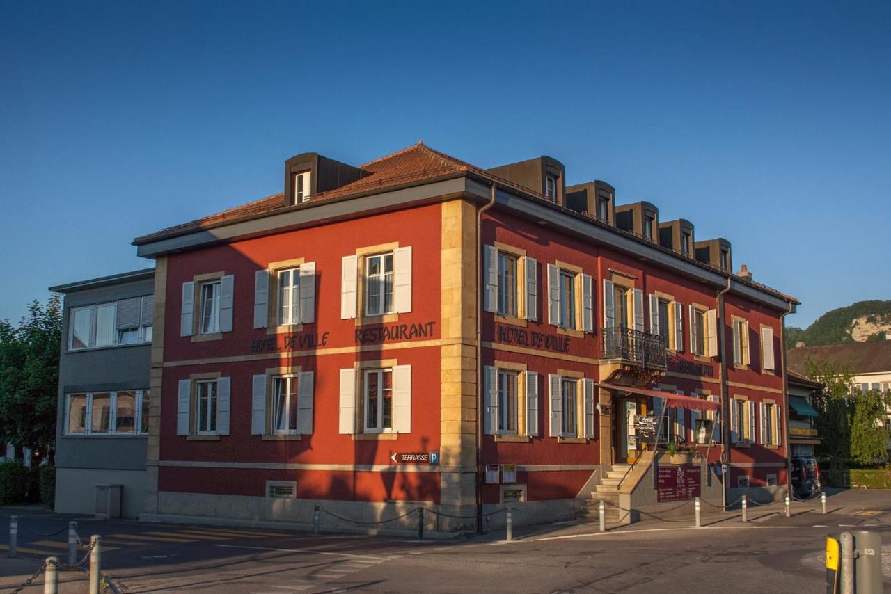 Hotel De Ville D'Yvonand Экстерьер фото