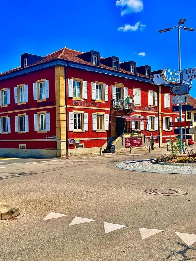 Hotel De Ville D'Yvonand Экстерьер фото